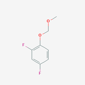 molecular formula C8H8F2O2 B3115640 2,4-Difluoro-1-(methoxymethoxy)benzene CAS No. 210350-62-2