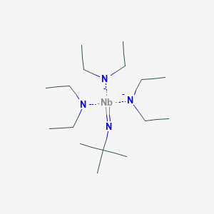 molecular formula C16H39N4Nb-3 B3115648 (t-Butylimido)tris(diethylamino)niobium CAS No. 210363-27-2