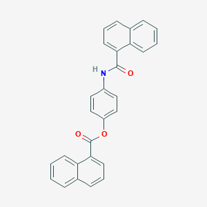 molecular formula C28H19NO3 B311565 4-(1-Naphthoylamino)phenyl 1-naphthoate 