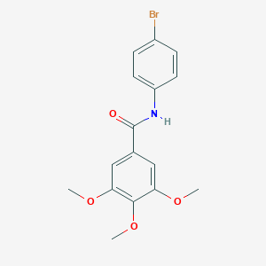 molecular formula C16H16BrNO4 B311566 N-(4-bromophenyl)-3,4,5-trimethoxybenzamide 