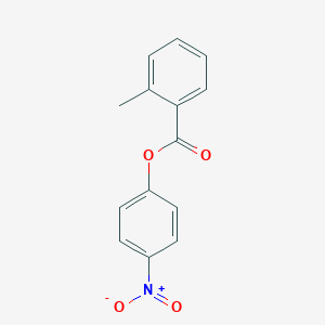 molecular formula C14H11NO4 B311567 o-Toluic acid, 4-nitrophenyl ester 