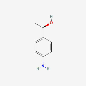 molecular formula C8H11NO B3115681 (1R)-1-(4-氨基苯基)乙醇 CAS No. 210754-25-9