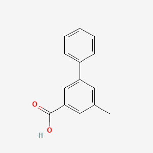 molecular formula C14H12O2 B3115752 3-甲基-5-苯基苯甲酸 CAS No. 211042-54-5
