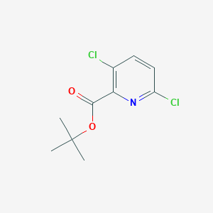 molecular formula C10H11Cl2NO2 B3115766 Tert-butyl 3,6-dichloropyridine-2-carboxylate CAS No. 211122-64-4