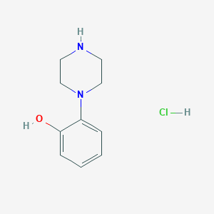 molecular formula C10H15ClN2O B3115784 2-(Piperazin-1-yl)phenol hydrochloride CAS No. 211304-63-1