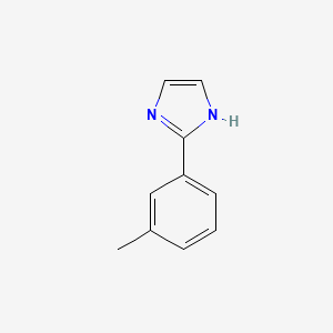 molecular formula C10H10N2 B3115819 2-(3-Methylphenyl)-1H-imidazole CAS No. 21202-37-9