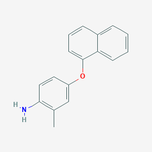 molecular formula C17H15NO B3115864 2-Methyl-4-(1-naphthyloxy)aniline CAS No. 212189-27-0