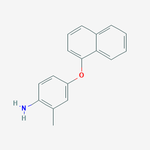 molecular formula C17H15NO B3115864 2-甲基-4-(1-萘氧基)苯胺 CAS No. 212189-27-0