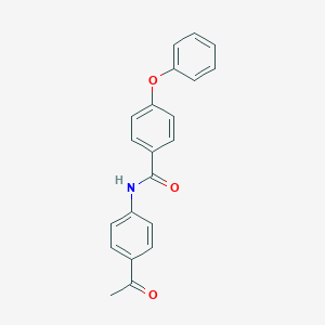molecular formula C21H17NO3 B311588 N-(4-acetylphenyl)-4-phenoxybenzamide 