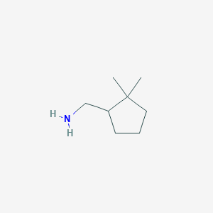 molecular formula C8H17N B3115882 (2,2-二甲基环戊基)甲胺 CAS No. 212382-59-7