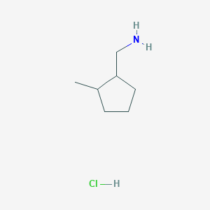 molecular formula C7H16ClN B3115888 (2-Methylcyclopentyl)methanamine hydrochloride CAS No. 212382-70-2