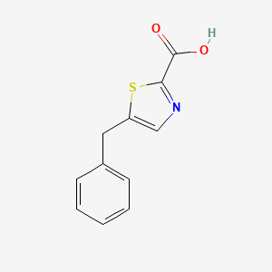 molecular formula C11H9NO2S B3115893 5-Benzylthiazole-2-carboxylic acid CAS No. 2124262-00-4