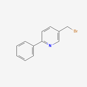 molecular formula C12H10BrN B3115910 5-(Bromomethyl)-2-phenylpyridine CAS No. 212573-56-3