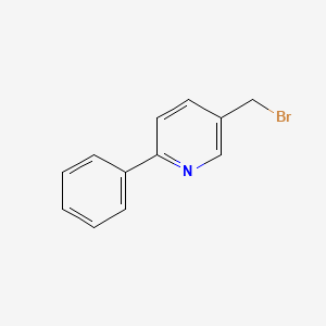 molecular formula C12H10BrN B3115910 5-(溴甲基)-2-苯基吡啶 CAS No. 212573-56-3