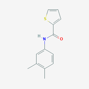 molecular formula C13H13NOS B311592 N-(3,4-dimethylphenyl)thiophene-2-carboxamide 