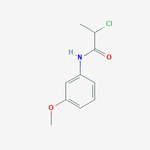 molecular formula C10H12ClNO2 B3115934 2-氯-N-(3-甲氧基苯基)丙酰胺 CAS No. 21262-11-3