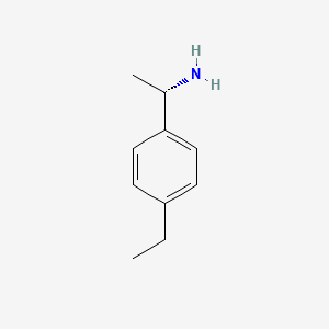 molecular formula C10H15N B3115971 (S)-1-(4-Ethylphenyl)ethanamine CAS No. 212968-67-7