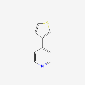 molecular formula C9H7NS B3115978 4-(噻吩-3-基)吡啶 CAS No. 21308-82-7