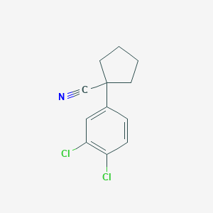 molecular formula C12H11Cl2N B3116019 1-(3,4-Dichlorophenyl)cyclopentanecarbonitrile CAS No. 213755-91-0