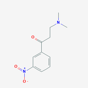 molecular formula C11H14N2O3 B3116062 3-(Dimethylamino)-1-(3-nitrophenyl)propan-1-one CAS No. 2138-39-8