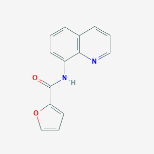 molecular formula C14H10N2O2 B311607 N-(quinolin-8-yl)furan-2-carboxamide 