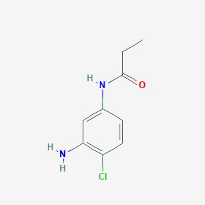 molecular formula C9H11ClN2O B3116071 N-(3-氨基-4-氯苯基)丙酰胺 CAS No. 213831-01-7