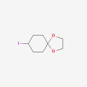 molecular formula C8H13IO2 B3116079 8-Iodo-1,4-dioxaspiro[4.5]decane CAS No. 213833-68-2