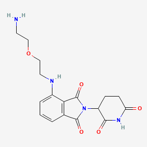 4-((2-(2-Aminoethoxy)ethyl)amino)-2-(2,6-dioxopiperidin-3-yl)isoindoline-1,3-dione