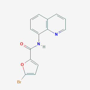 molecular formula C14H9BrN2O2 B311609 5-bromo-N-(quinolin-8-yl)furan-2-carboxamide 