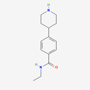 N-ethyl-4-(piperidin-4-yl)benzamide