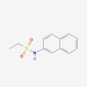 molecular formula C12H13NO2S B311610 N-(naphthalen-2-yl)ethanesulfonamide 