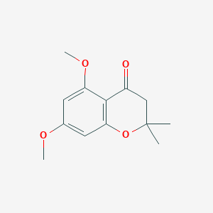 4H-1-Benzopyran-4-one, 2,3-dihydro-5,7-dimethoxy-2,2-dimethyl-