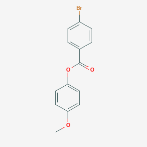 molecular formula C14H11BrO3 B311614 4-Methoxyphenyl 4-bromobenzoate 