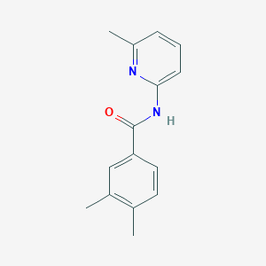 molecular formula C15H16N2O B311621 3,4-dimethyl-N-(6-methylpyridin-2-yl)benzamide 