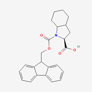 molecular formula C24H25NO4 B3116217 Fmoc-L-八氢吲哚-2-羧酸 CAS No. 214750-71-7