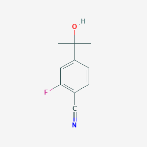 2-Fluoro-4-(2-hydroxypropan-2-yl)benzonitrile