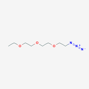 molecular formula C8H17N3O3 B3116244 1-Azido-2-[2-(2-ethoxyethoxy)ethoxy]ethane CAS No. 215181-72-9
