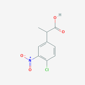 2-(4-Chloro-3-nitrophenyl)propanoic acid