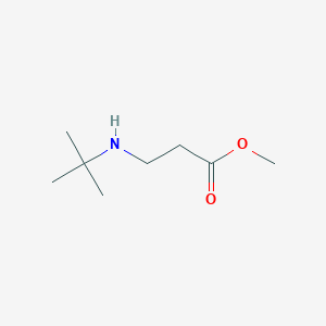 molecular formula C8H17NO2 B3116271 3-(叔丁基氨基)丙酸甲酯 CAS No. 21539-55-9