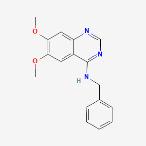 molecular formula C17H17N3O2 B3116308 N-benzyl-6,7-dimethoxyquinazolin-4-amine CAS No. 21561-11-5