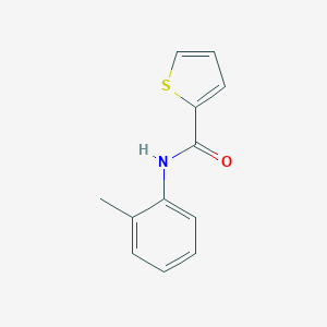molecular formula C12H11NOS B311633 N-(2-methylphenyl)thiophene-2-carboxamide 