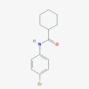 molecular formula C13H16BrNO B311638 N-(4-bromophenyl)cyclohexanecarboxamide 