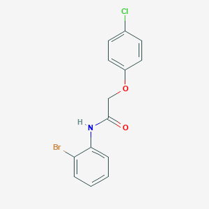 molecular formula C14H11BrClNO2 B311642 N-(2-bromophenyl)-2-(4-chlorophenoxy)acetamide 
