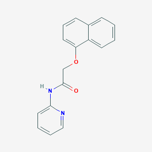 molecular formula C17H14N2O2 B311643 2-(1-naphthyloxy)-N-(2-pyridinyl)acetamide 