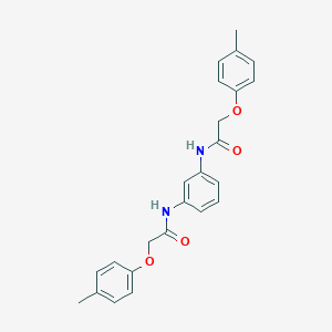 molecular formula C24H24N2O4 B311645 2-(4-methylphenoxy)-N-(3-{[(4-methylphenoxy)acetyl]amino}phenyl)acetamide 