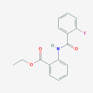 Ethyl 2-[(2-fluorobenzoyl)amino]benzoate