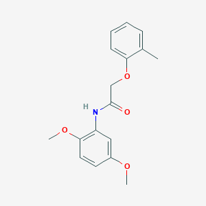 molecular formula C17H19NO4 B311649 N-(2,5-dimethoxyphenyl)-2-(2-methylphenoxy)acetamide 