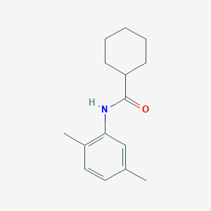 molecular formula C15H21NO B311650 N-(2,5-dimethylphenyl)cyclohexanecarboxamide 