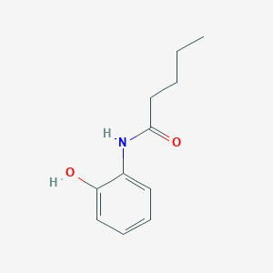 molecular formula C11H15NO2 B311653 N-(2-hydroxyphenyl)pentanamide 