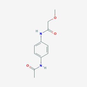 molecular formula C11H14N2O3 B311656 N-(4-acetamidophenyl)-2-methoxyacetamide 